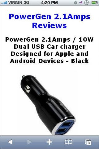 USB Car charger Reviews