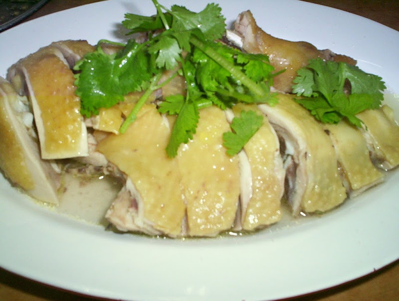 Steamed free range chicken(1/4 @ Xin wah restaurant ...