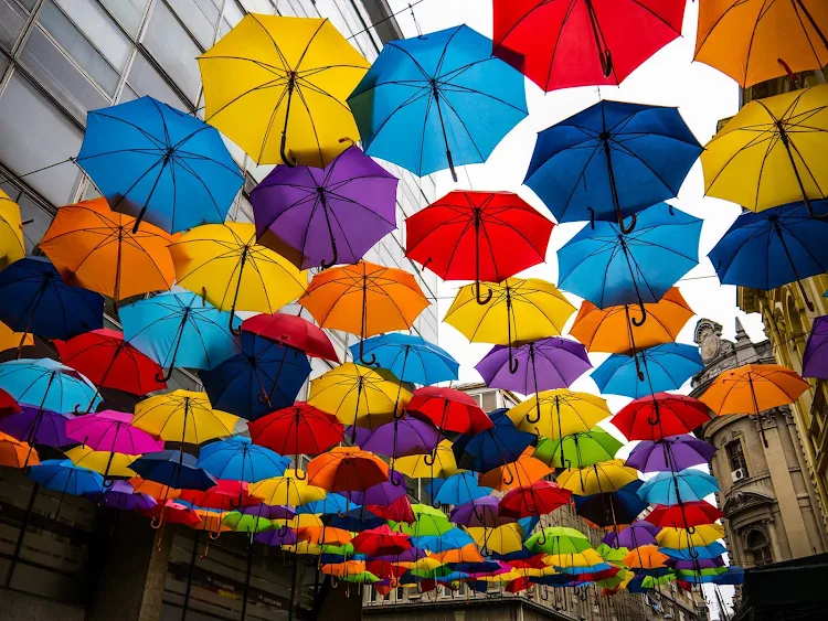 Yes, there really is an Umbrella Street in Belgrade, Serbia.