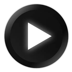Poweramp Black and White Skin logo