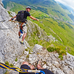Via Ferrata Climbing by Jonathon Williams - Sports & Fitness Climbing