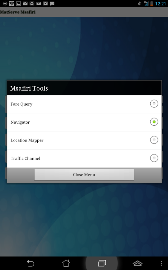    Matserve Msafiri- screenshot  