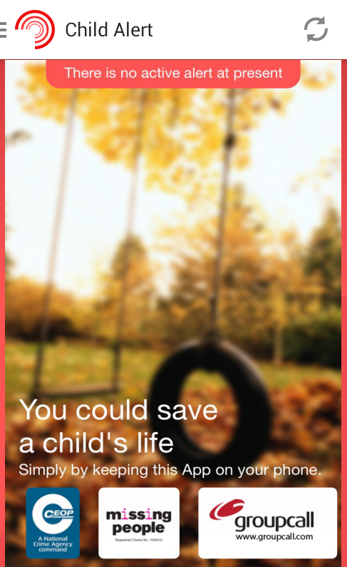 Child Rescue Alert UK Screen 3
