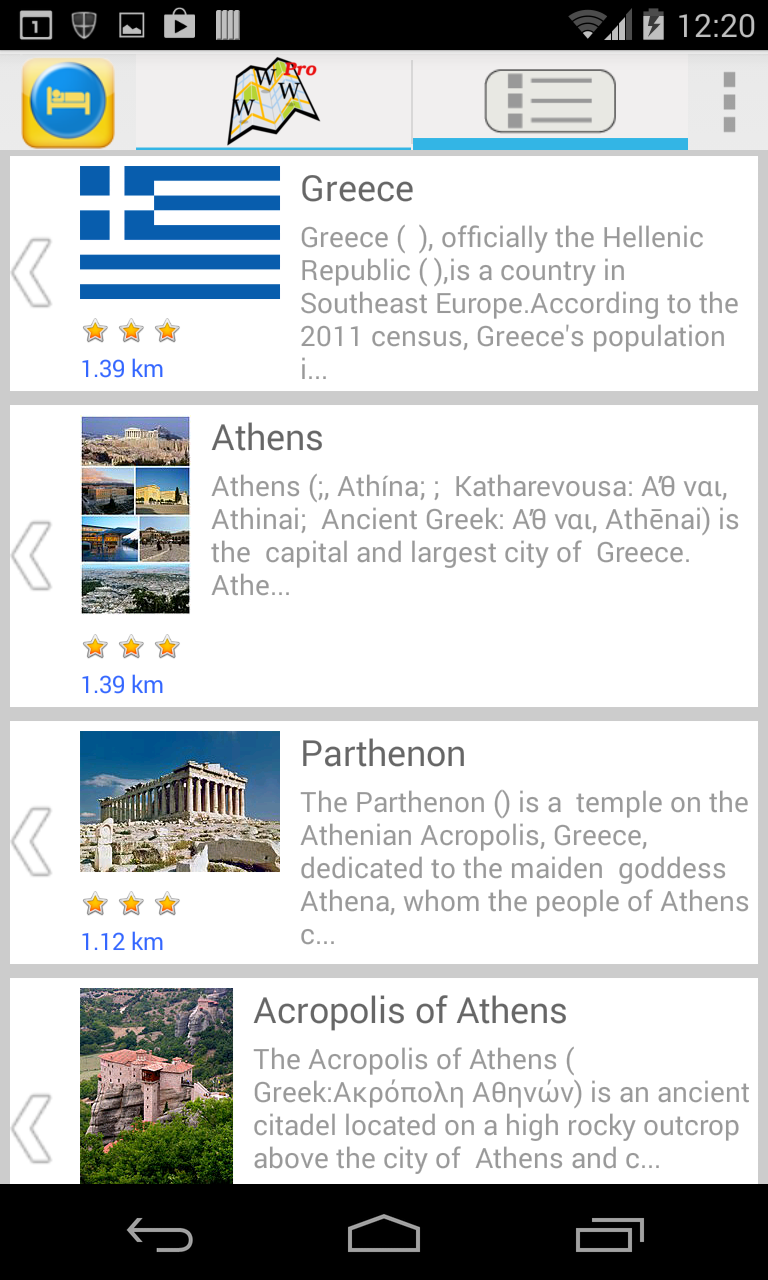 Travel &amp; Hotel Map Guide Pro Screen 3