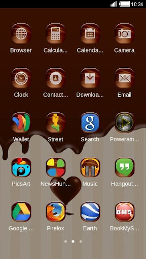 【免費生活App】Chocolate C Launcher Theme-APP點子