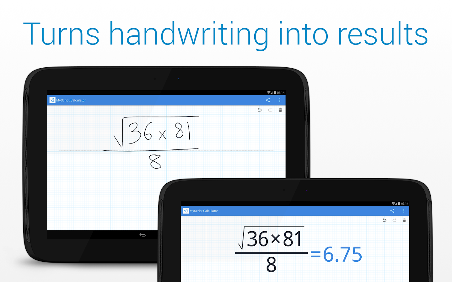 MyScript Calculator - screenshot