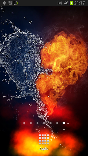 Water and Fire Heart LWP