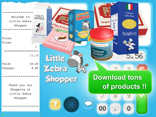 【免費家庭片App】Little Zebra Shopper Free-APP點子