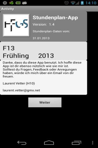 免費下載生產應用APP|F13 Stundenplan HFGS app開箱文|APP開箱王