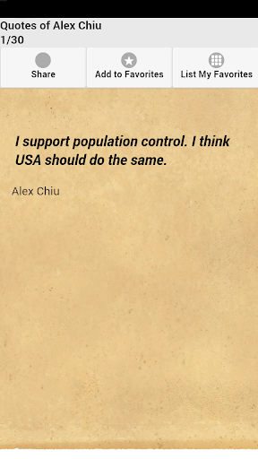 Quotes of Alex Chiu