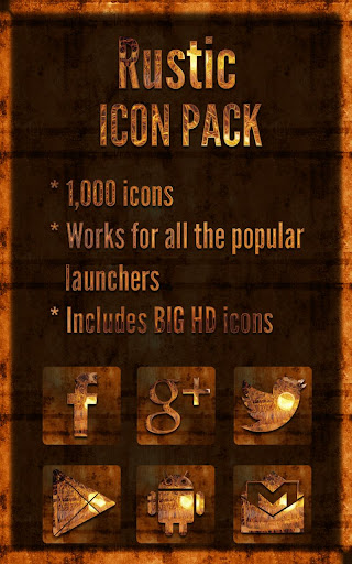 Rustic - Icon Pack