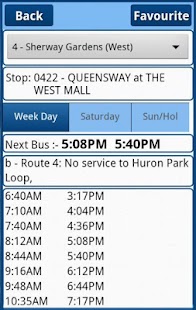 Mississauga Bus Schedules Screenshots 4
