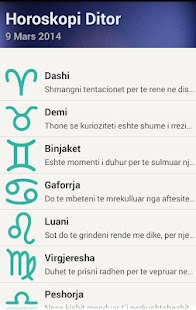 Lastest Horoskopi shqip APK for Android