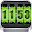 3D Rolling Clock GREEN Download on Windows
