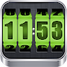 3D Rolling Clock GREEN Application icon