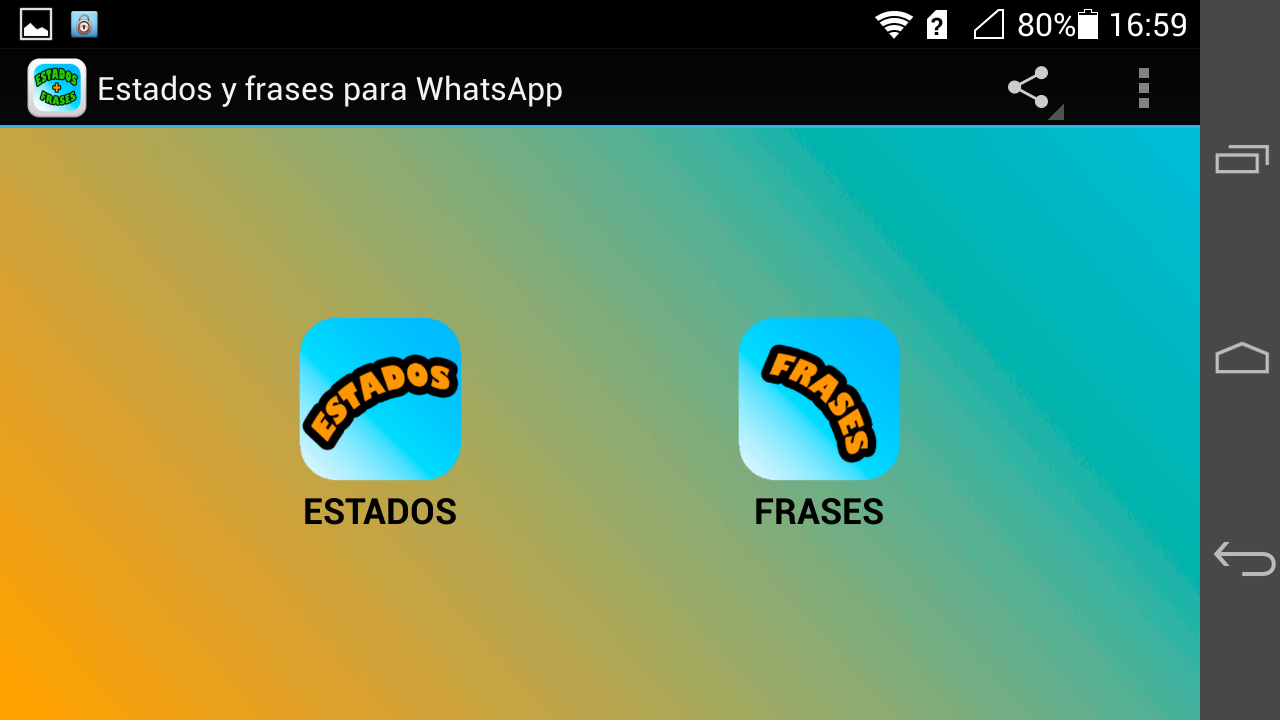 Estados y frases para WhatsApp screenshot