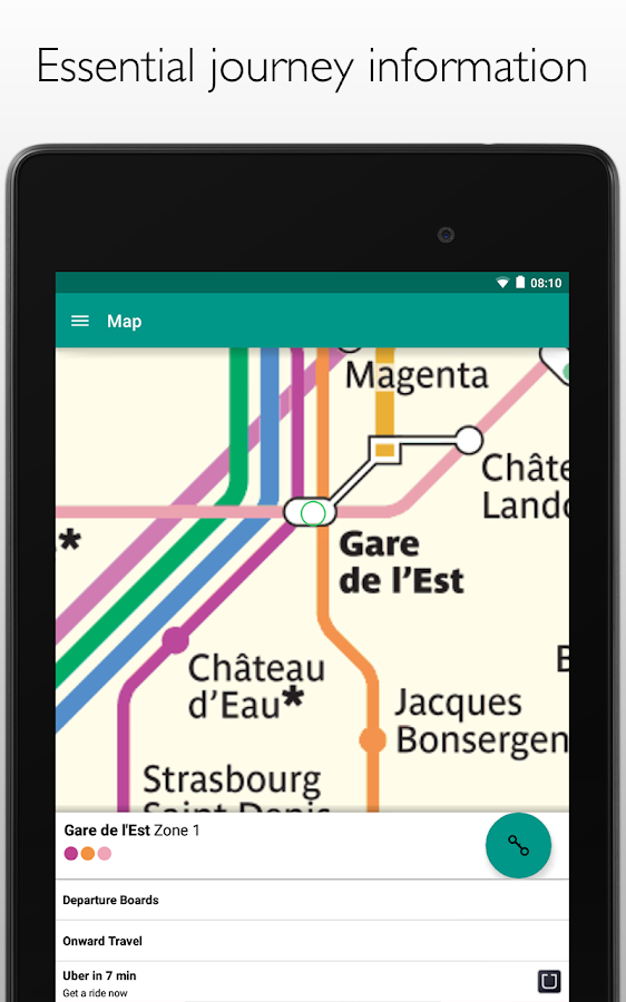 Paris Metro Map and Planner- screenshot