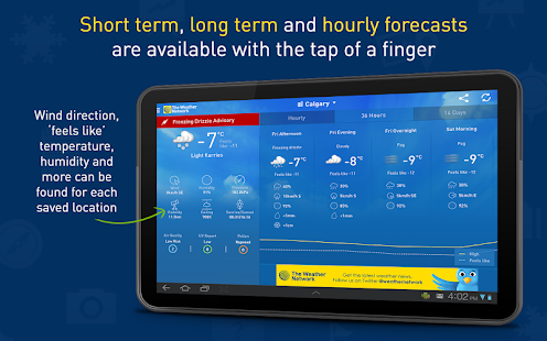 The Weather Network screenshot for Android