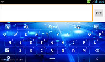 Keyboard Glow Blue APK Ekran Görüntüsü Küçük Resim #12