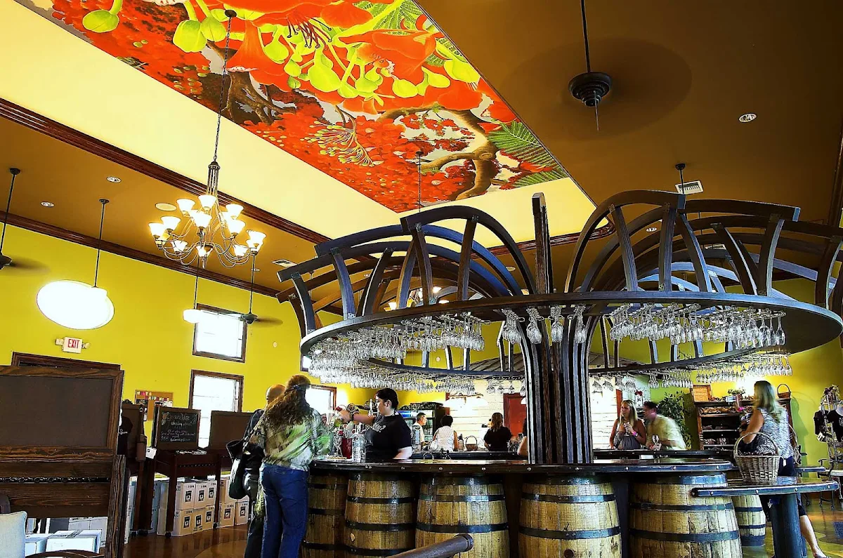 Miami-Schnebly-Winery-Interior-Tasting-bar - The Schnebly Winery tasting room in Miami.