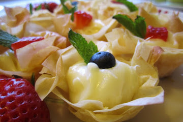 Lemon Cheesecake Phyllo Cups