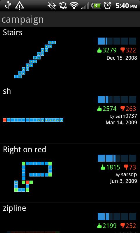 Android application Robot Trainer screenshort
