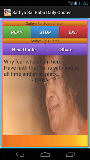 Sathya Sai Quote Suprabhatam