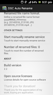 Free Download DSC Auto Rename PRO APK