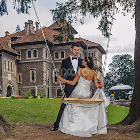 landscape of love by Iulian Besliu - Wedding Bride & Groom
