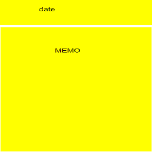 date memo text widget 1.0