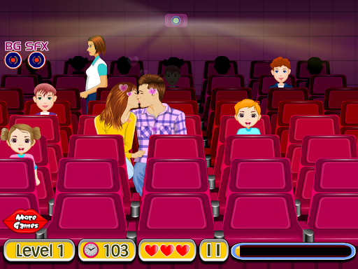 Hearts Kissing Games