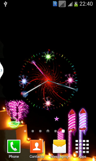 Sparks Analog Diwali Clock
