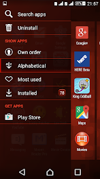 Texture Scarlet Xperien Theme poster 6