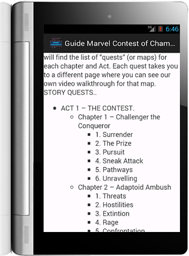 GUIDE CONTEST OF CHAMPIONS