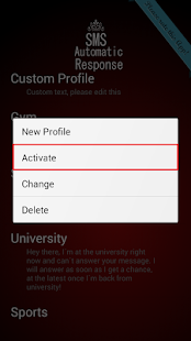 Free SMS Automatic Reply APK for Android