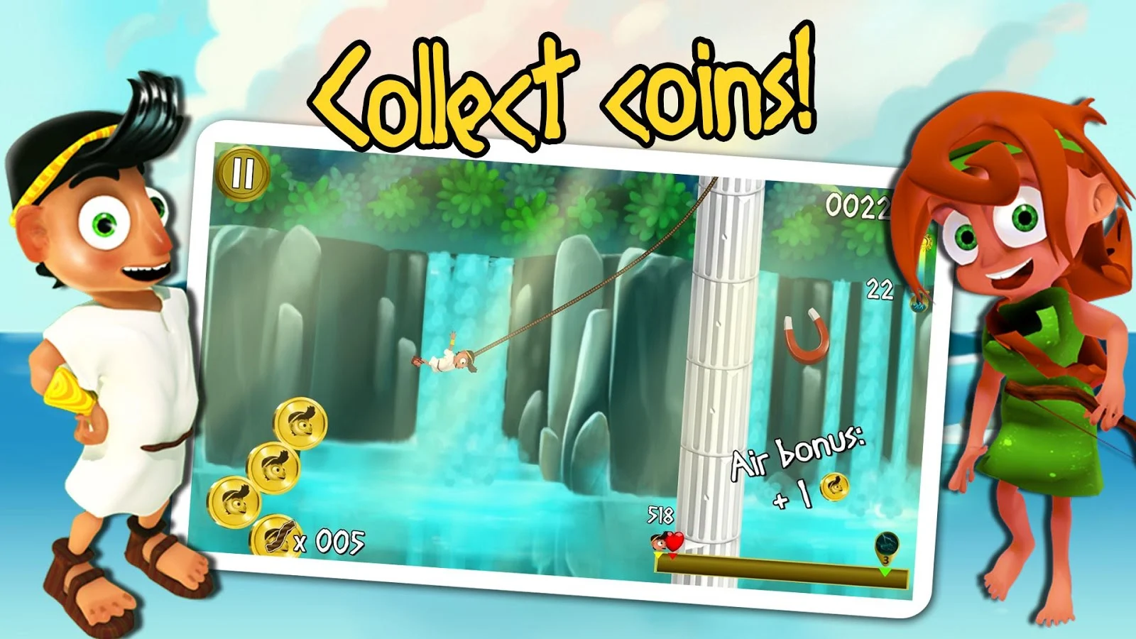 Android   Rope Escape Atlantis, scappa da Atlantide il prima possibile!