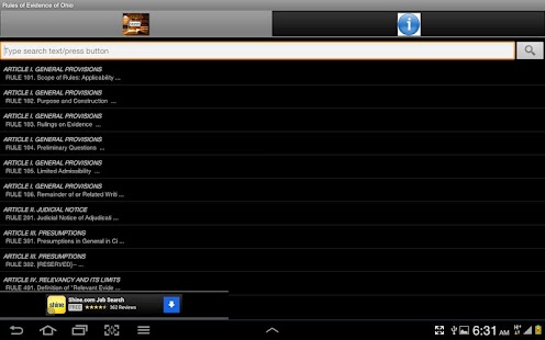 Free Download Rules of Evidence of Ohio APK for Android