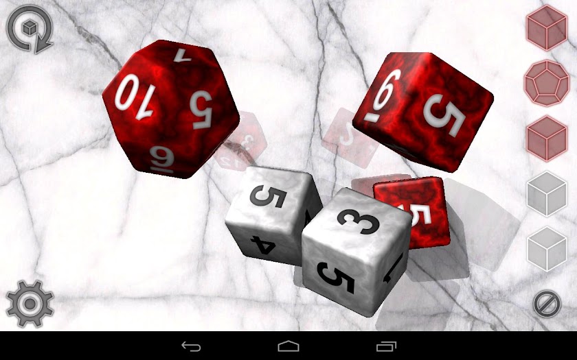 Dynamic Dice (App &amp; Wallpaper) Screen 3