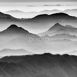 Mountains At Muju by Doug Craig -  
