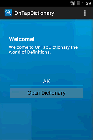 OnTapDictionary