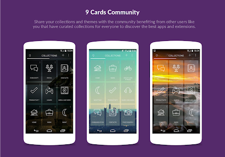 9 Cards Home Launcher - screenshot thumbnail