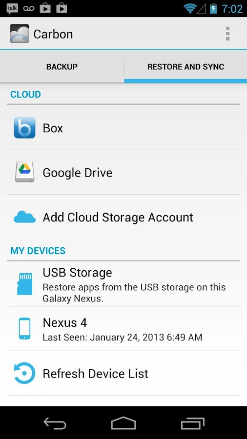    Helium - App Sync and Backup- screenshot  