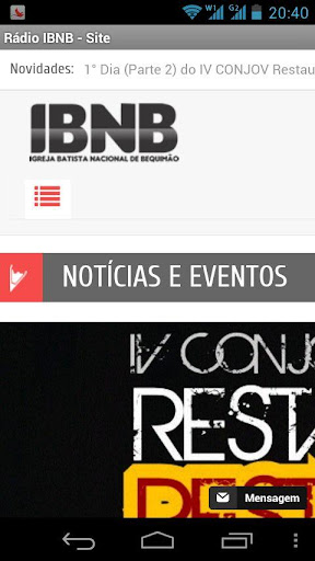 【免費音樂App】Rádio Estação Gospel IBNB-APP點子