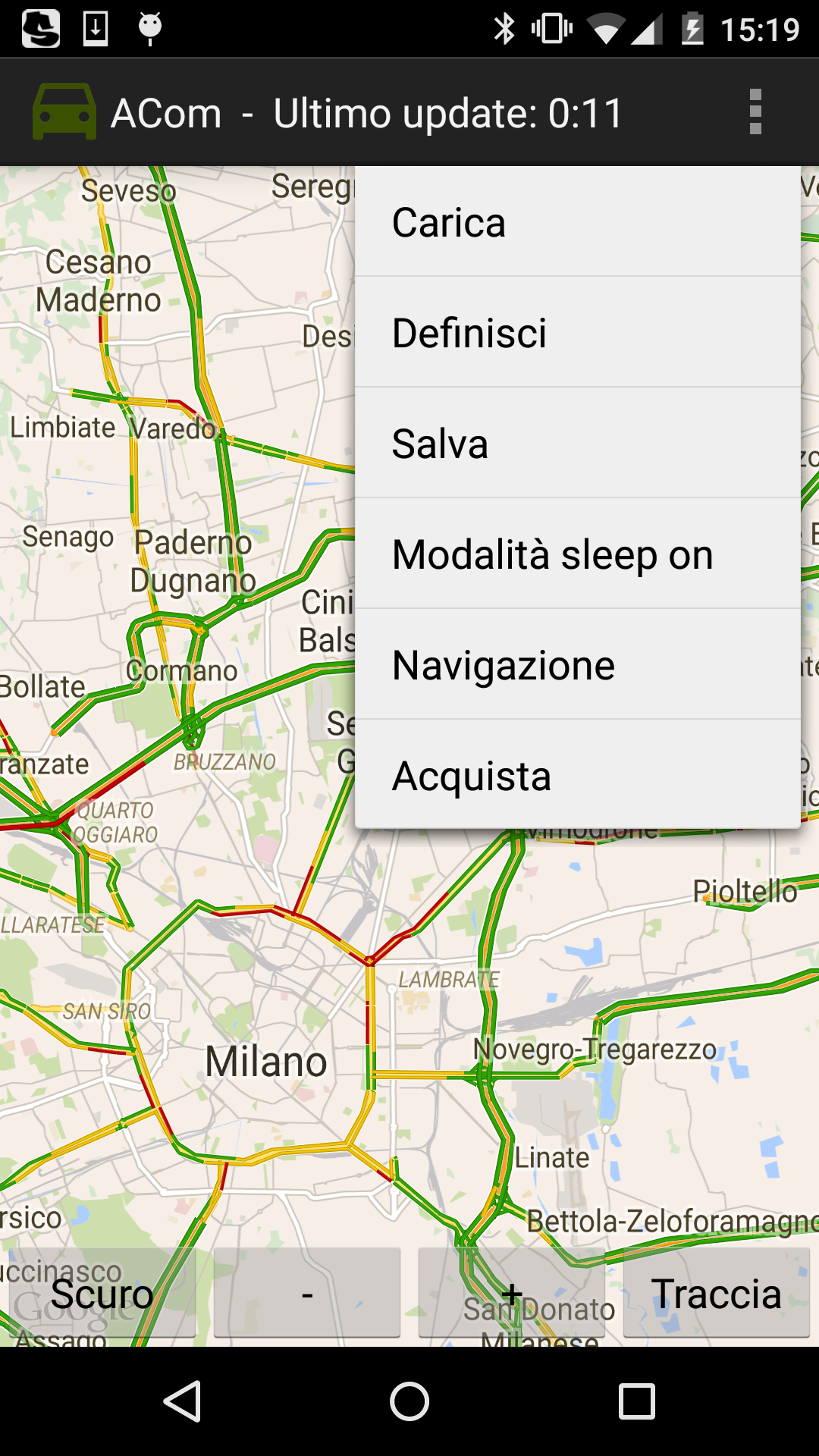 Android application Traffic Info and Traffic Alert screenshort