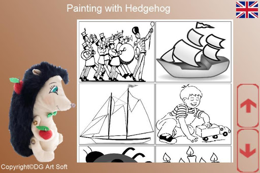 Painting with Hedgehog