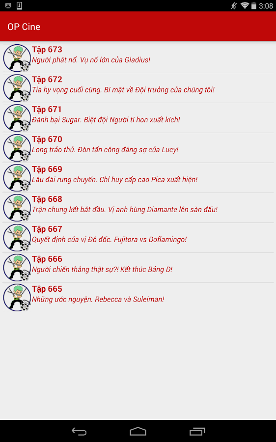 ứng Dụng Xem Phim One Piece Tinh Tế