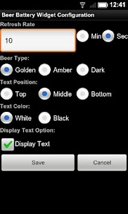 Beer Battery Widget Screenshots 2