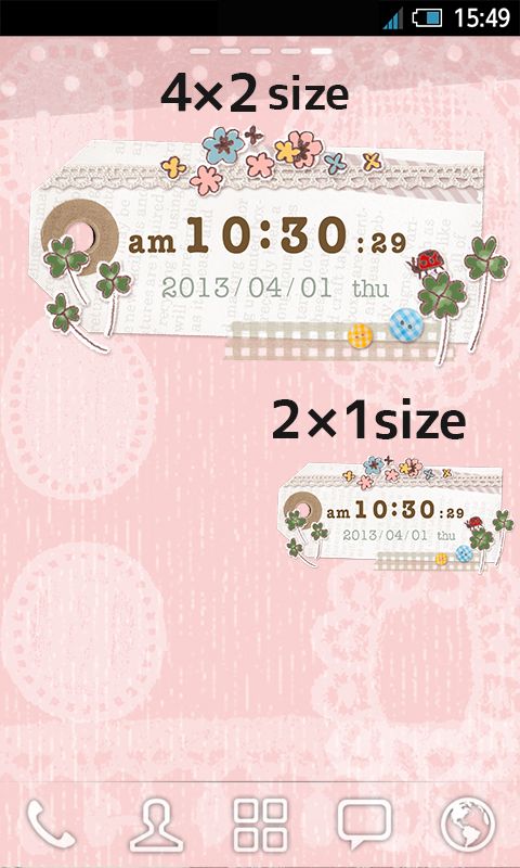 *happy* Clock Widget Screen 3