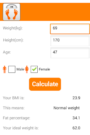 BMI Calculator Ideal Weight