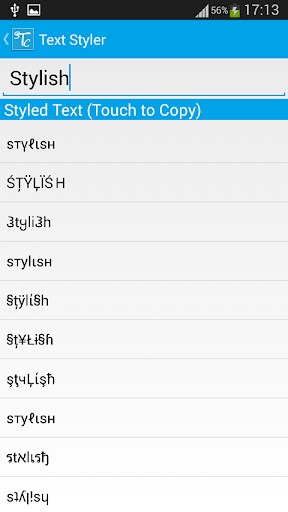 Stylish Text Creator